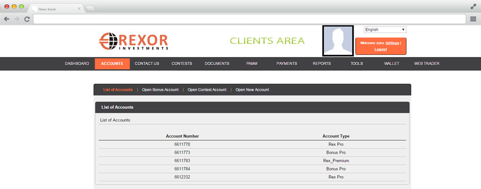 Social Trading by Rexor Investments